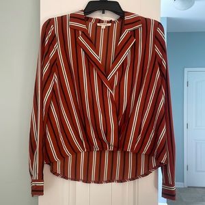 Rebellion M Pinstripe Blouse